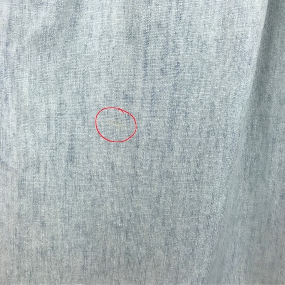 NWOT Anthropologie Michael Stars‎ Off the Shoulder Chambray Dress Size XS - Picture 8 of 10